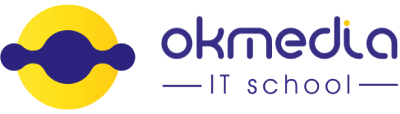 okmedia it school logo